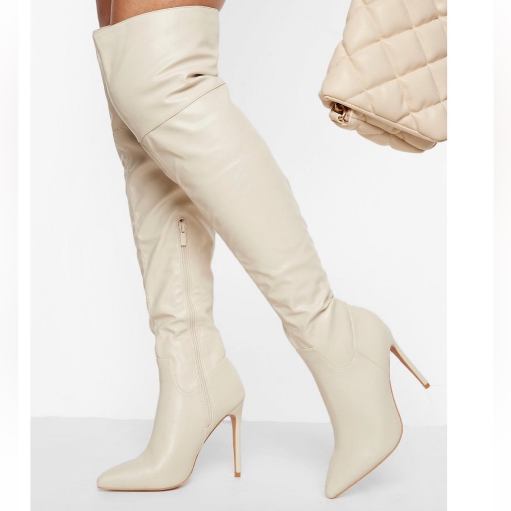 Nude boots